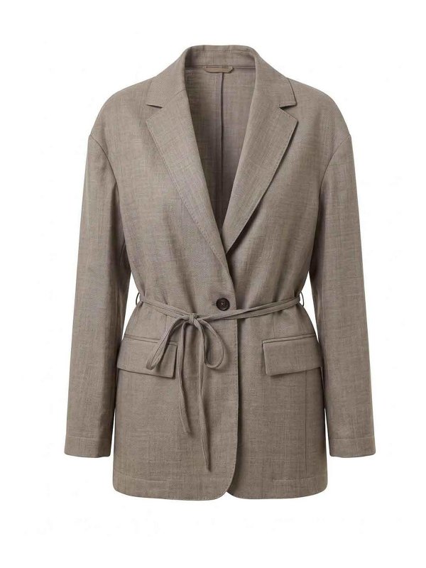 BRUNELLO CUCINELLI: blazers - Suit-Type Jacket