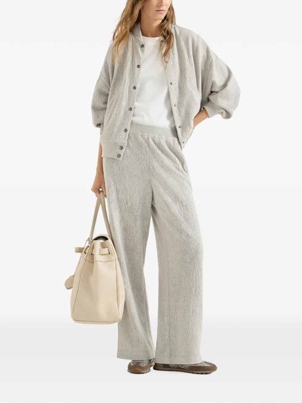 BRUNELLO CUCINELLI: スウェットパンツ online - トラックスーツ ボトムス - グレー