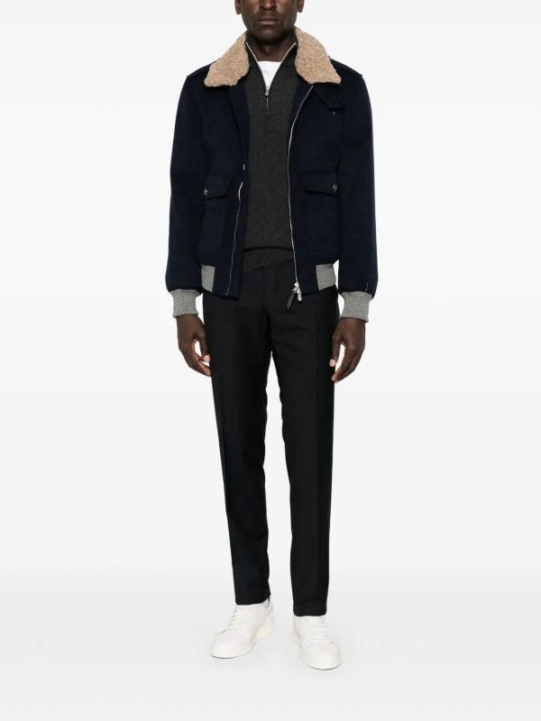 BRUNELLO CUCINELLI: ボンバージャケット online - ボンバージャケット - ブルー