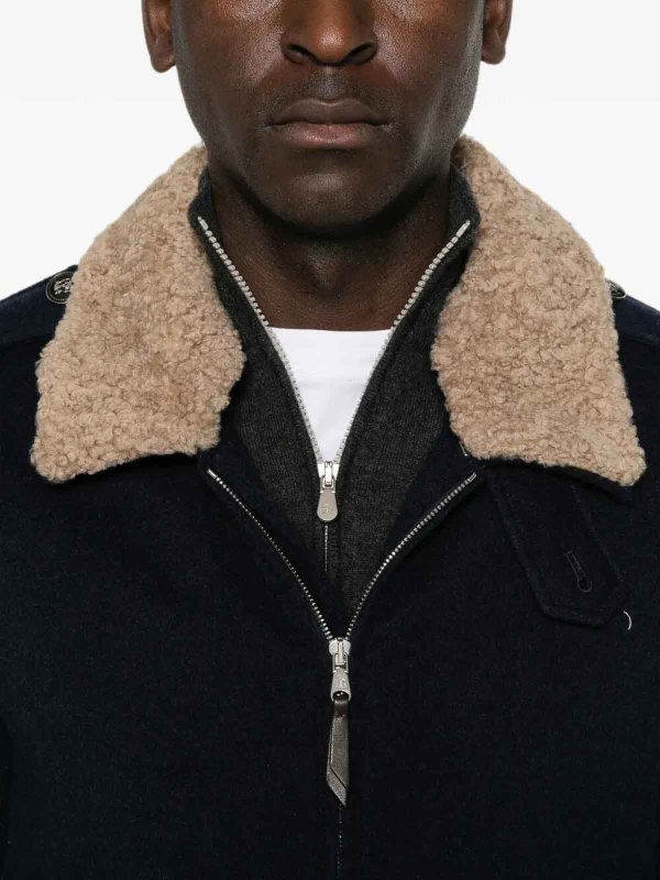 BRUNELLO CUCINELLI buy online ボンバージャケット - ブルー