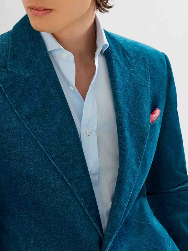 BRUNELLO CUCINELLI buy online Denim-Effect Tailor Blazer