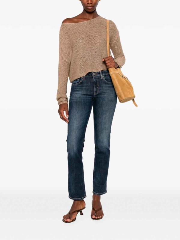 DONDUP: ストレートジーンズ online - ストレートジーンズ - ブルー