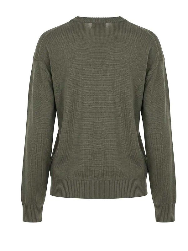 DRUMOHR: Strickpullover mit V-Ausschnitt online - V-Pullover - Weiß