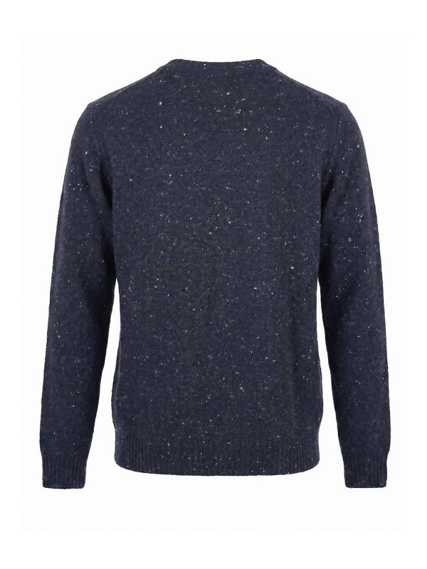 DRUMOHR: Strickpullover mit Rundhalsausschnitt online - Rundhalspullover - Blau