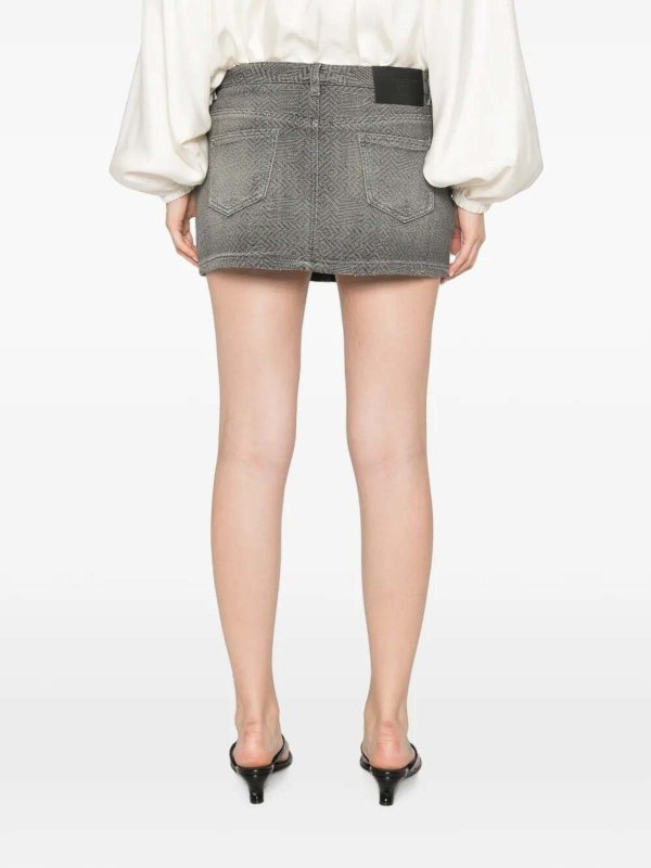 膝丈/ミディスカート - 黒 shop online: ERMANNO SCERVINO