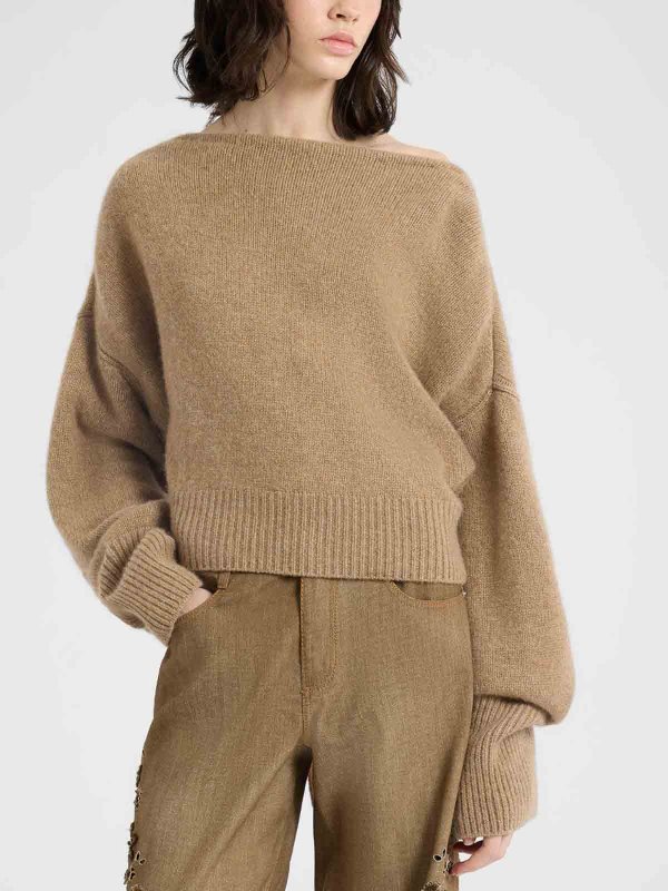 ERMANNO SCERVINO: クルーネック online - クルーネック - ベージュ