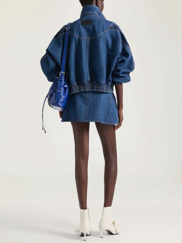 The Best Shops GIVENCHY: ボンバージャケット - ボンバージャケット - ミディアムウォッシュ