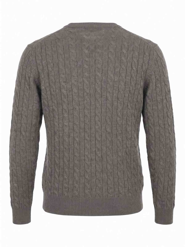 MALO: Pull col rond online - Pull Col Rond - Marron