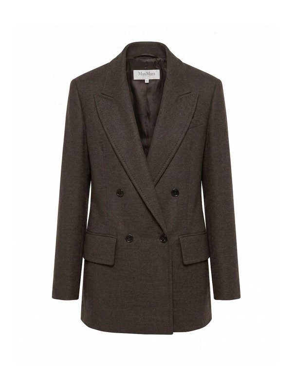 Max Mara: blazers - Wool Batavia Olimpia Jacket