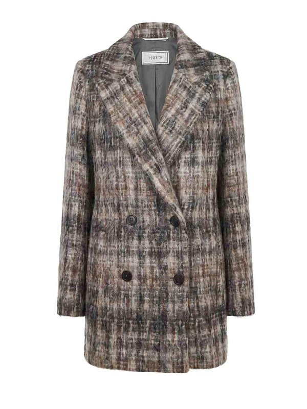 PESERICO: ニーレングスコート - 膝丈コート - グレー