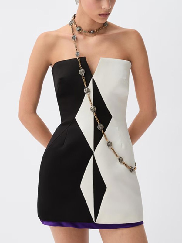 VERSACE: ショートドレス online - ショートドレス - 黒