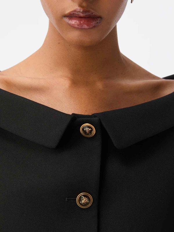VERSACE buy online ショートドレス - 黒