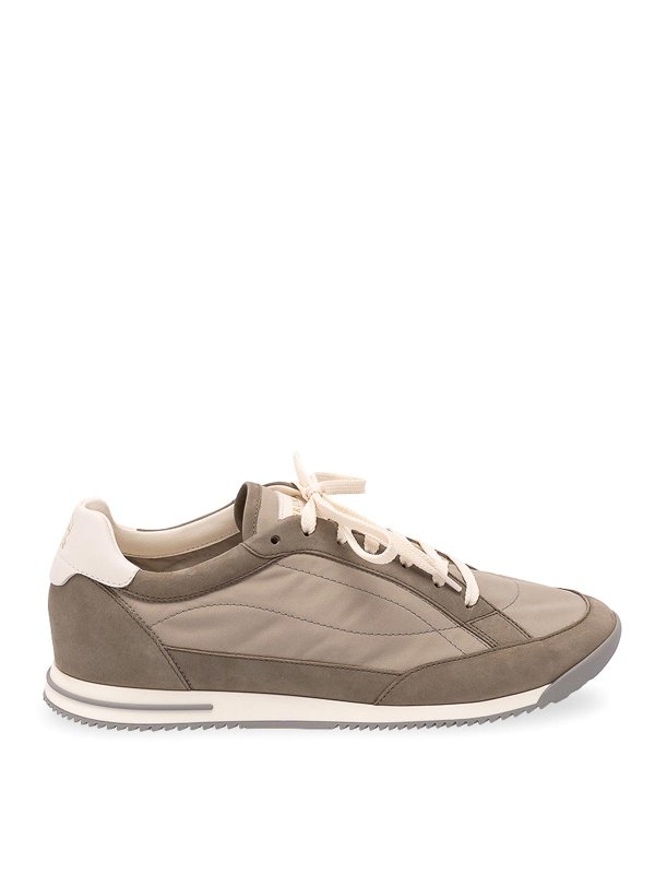 BRUNELLO CUCINELLI: Chaussures de sport - Baskets - Marron