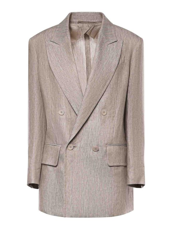 Max Mara: ブレザー - ブレザー - ベージュ