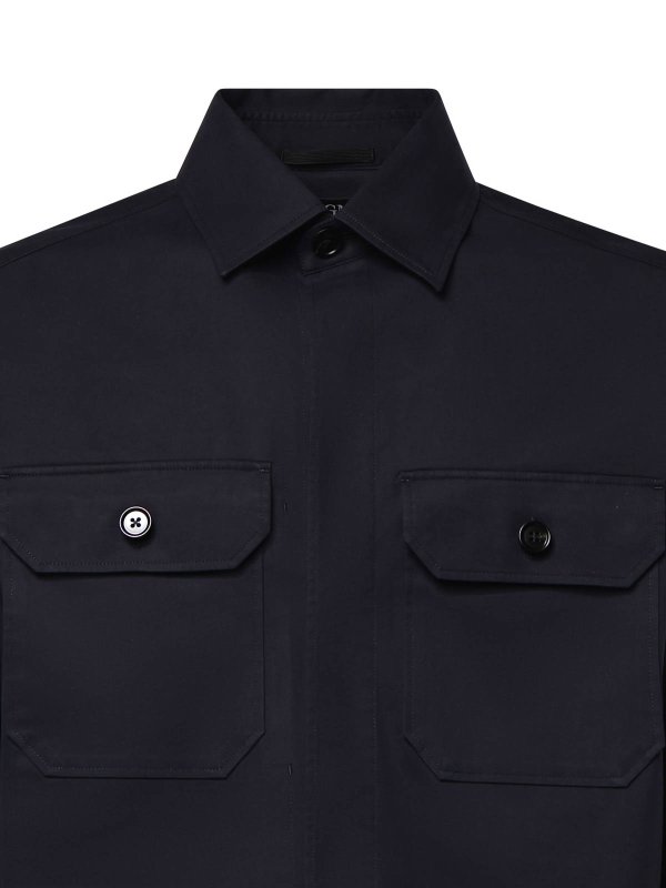 The Best Shops ZEGNA: カジュアルジャケット - カジュアルジャケット - ダークブルー