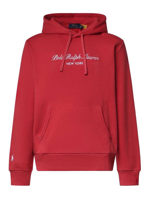 POLO RALPH LAUREN: スウェット＆セーター - スウェットシャツ/セーター - 赤
