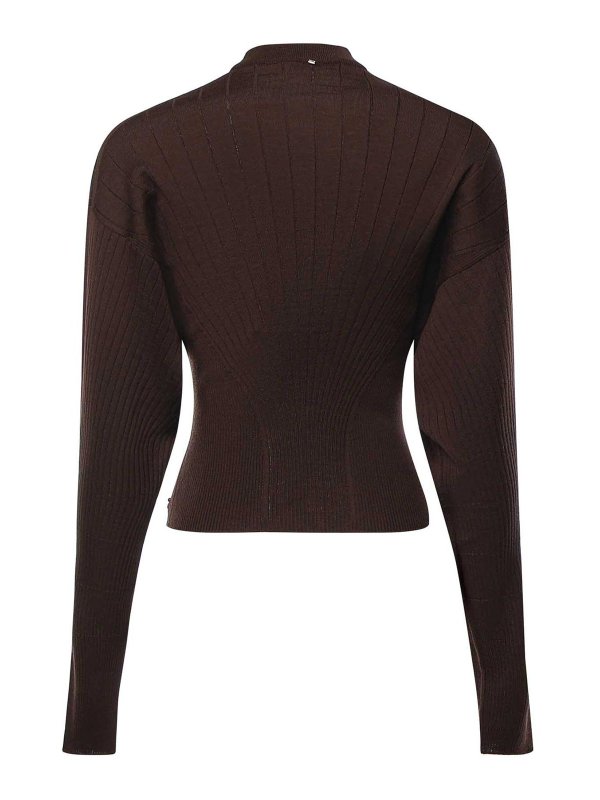 SPORTMAX: クルーネック online - クルーネック - ブラウン