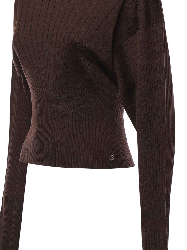 The Best Shops SPORTMAX: クルーネック - クルーネック - ブラウン