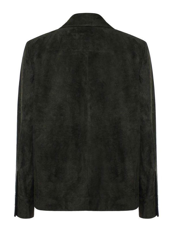 S MAX MARA: padded jackets online - Suede Blouson Jacket