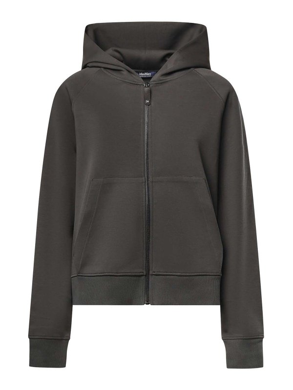 S MAX MARA: スウェット＆セーター - スウェットシャツ/セーター - ダークグレー