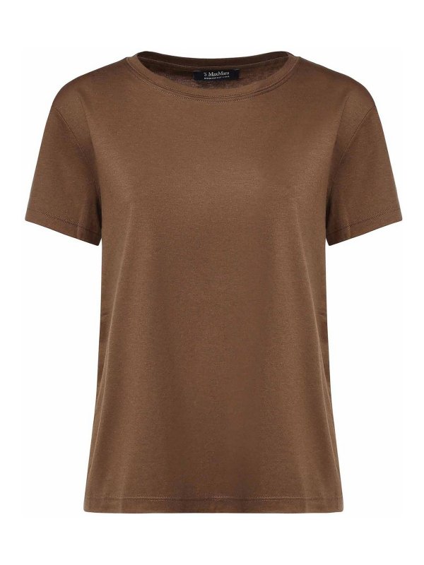 S MAX MARA: クルーネック - クルーネック - 金