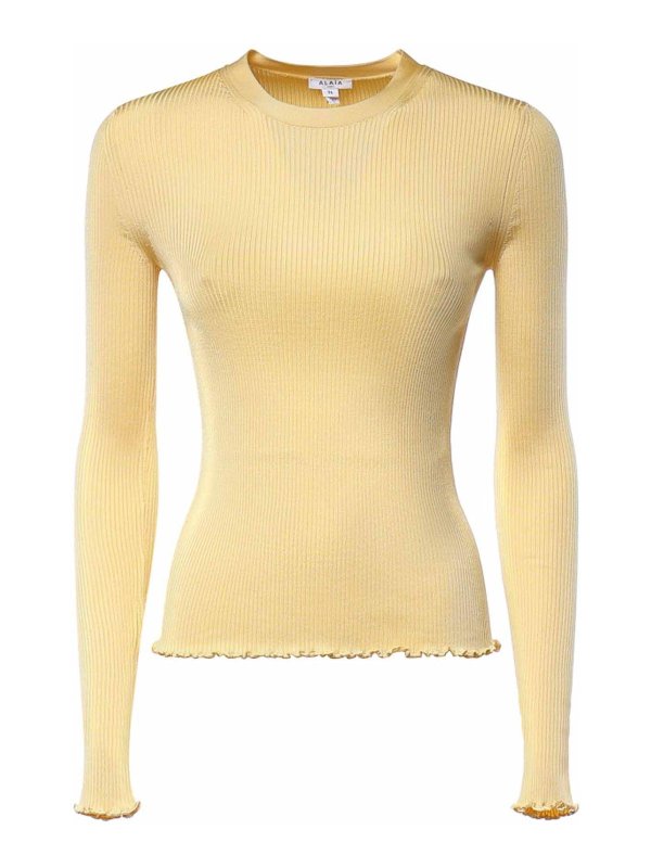 Alaïa: Tops & Débardeurs - Top - Jaune