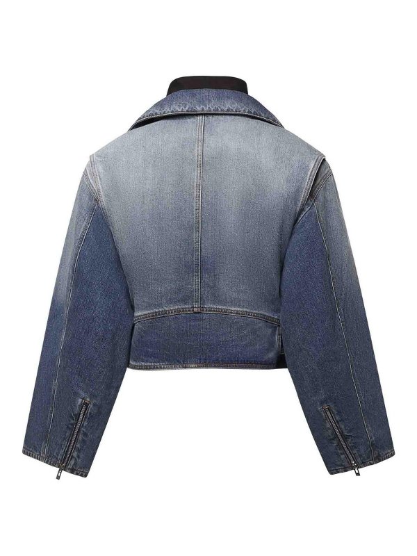Alaïa: デニムジャケット online - デニムジャケット - ブルー