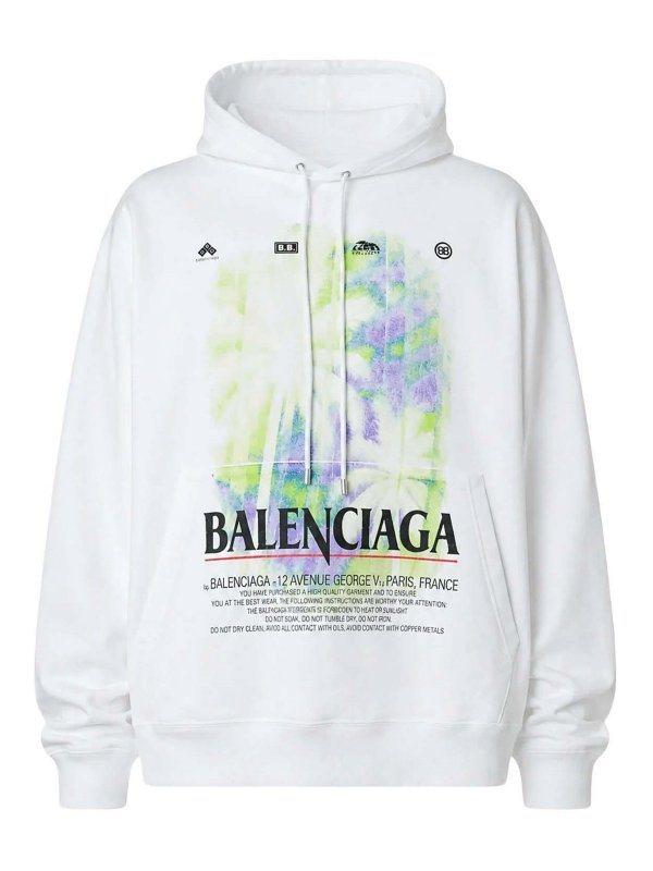 BALENCIAGA: スウェット＆セーター - スウェットシャツ/セーター - 白