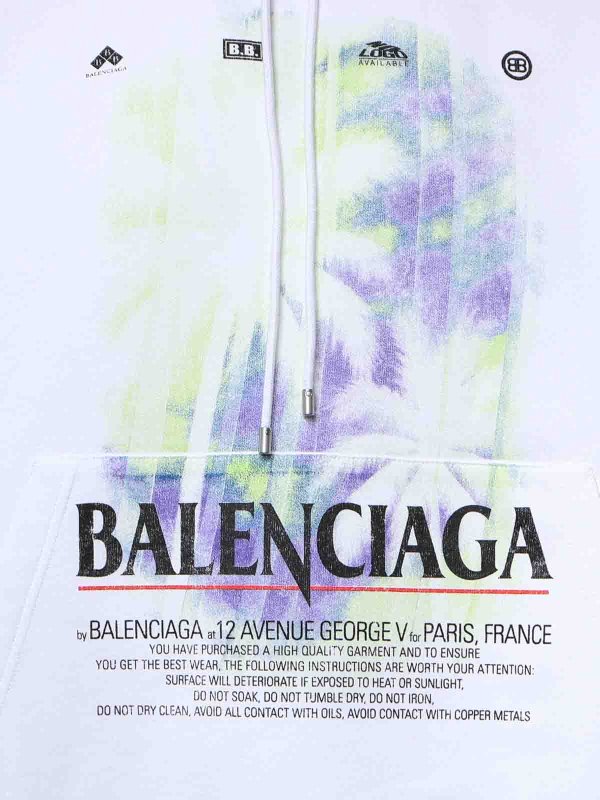 The Best Shops BALENCIAGA: スウェット＆セーター - スウェットシャツ/セーター - 白