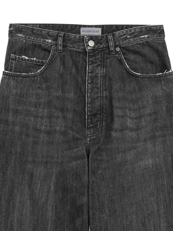 The Best Shops BALENCIAGA: Jeans Rectos - Vaqueros Rectos - Gris