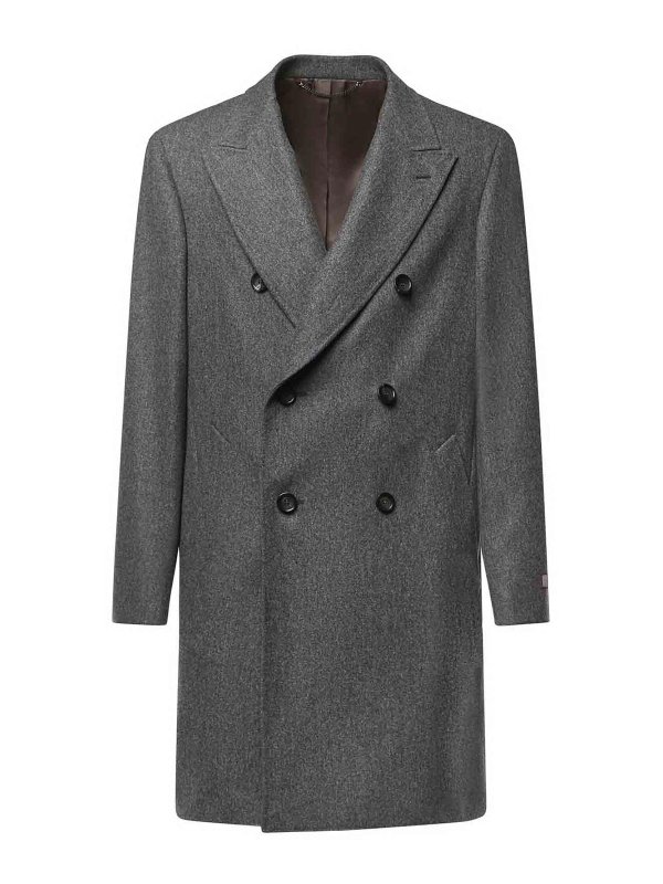 CANALI: ニーレングスコート - 膝丈コート - グレー