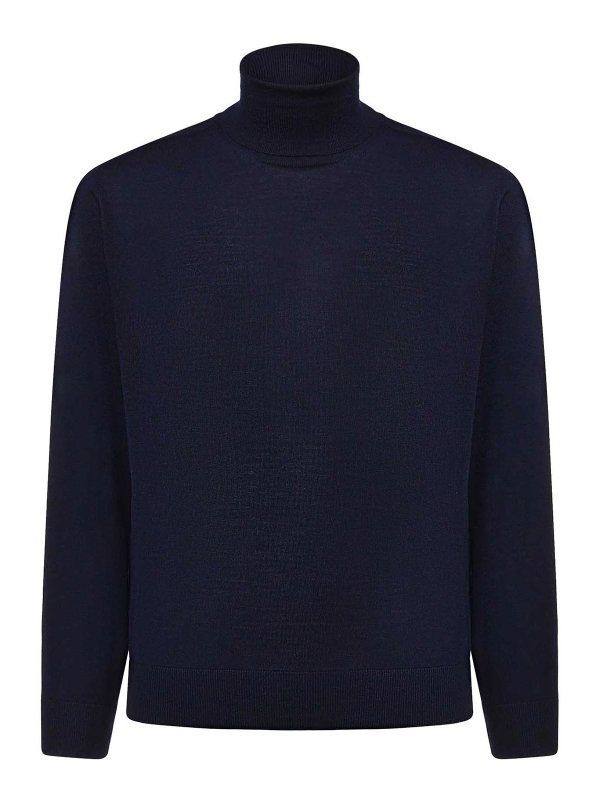 CANALI: クルーネック - クルーネック - ブルー