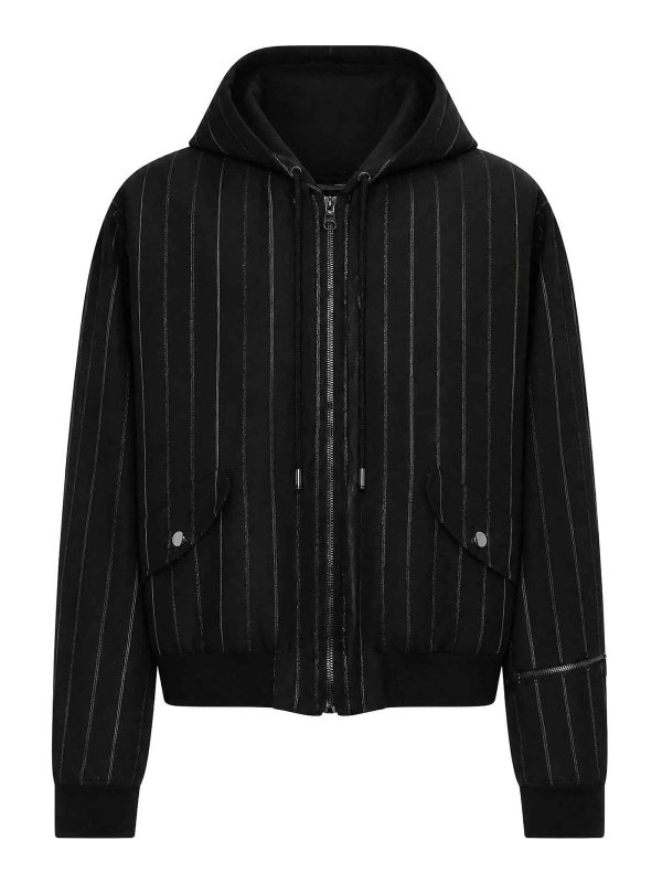 DOLCE & GABBANA: ボンバージャケット - ボンバージャケット - 黒
