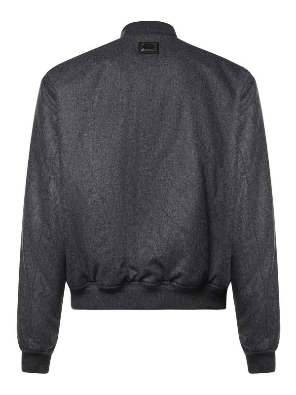 DOLCE & GABBANA: ボンバージャケット online - ボンバージャケット - グレー