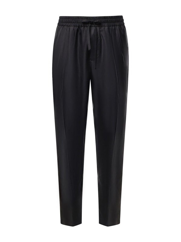 DOLCE & GABBANA: スウェットパンツ - トラックスーツ ボトムス - 黒