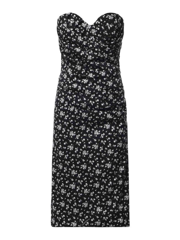 DOLCE & GABBANA: ニーレングスドレス - 膝丈ドレス - 黒
