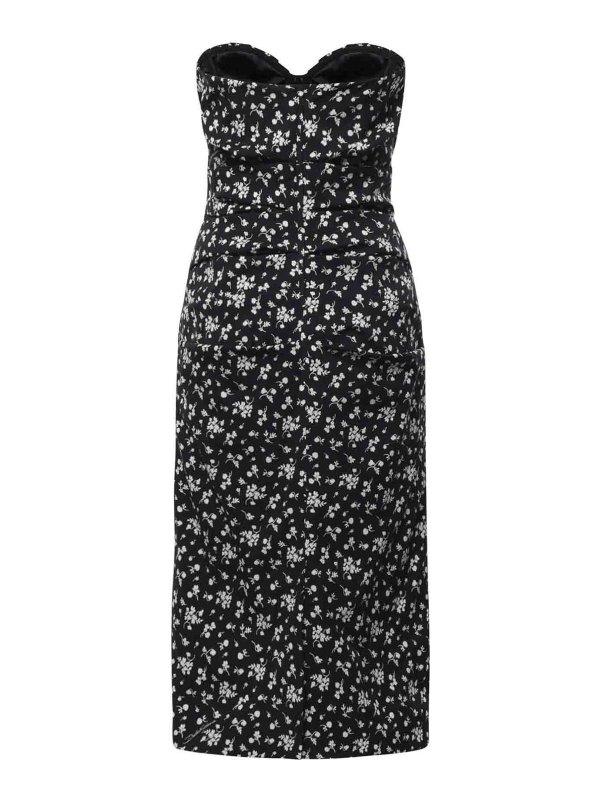 DOLCE & GABBANA: ニーレングスドレス online - 膝丈ドレス - 黒
