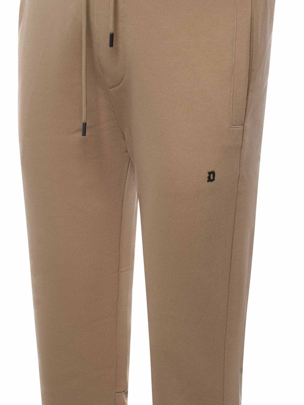 The Best Shops DONDUP: スウェットパンツ - トラックスーツ ボトムス - グレイッシュブラウン