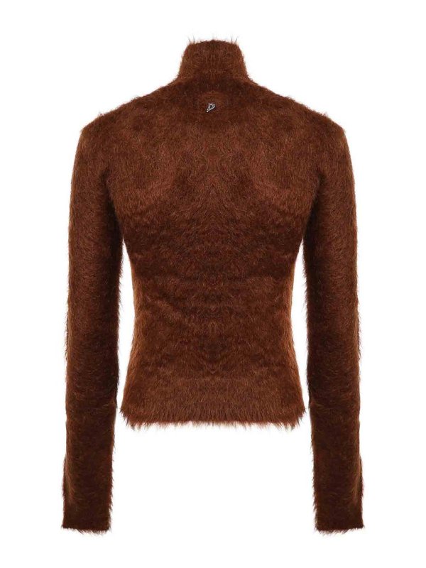 DONDUP: Strickpullover mit Rundhalsausschnitt online - Rundhalspullover - Braun