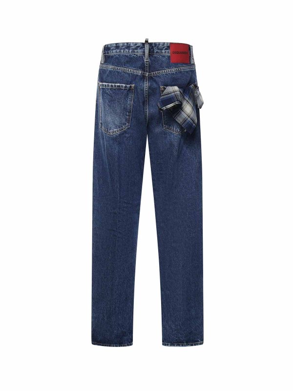 The Best Shops DSQUARED2: jeans dritti, a sigaretta - Jeans in denim