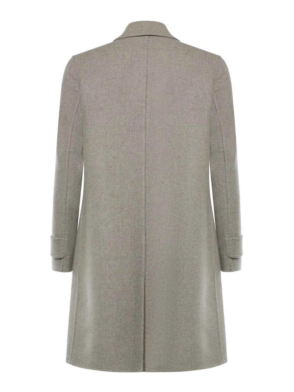 ELEVENTY: knee length coats online - Reversible Single-Breasted Coat