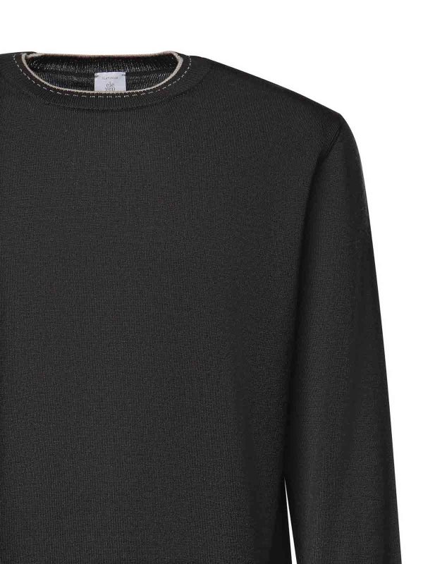 The Best Shops ELEVENTY: クルーネック - クルーネック - 黒