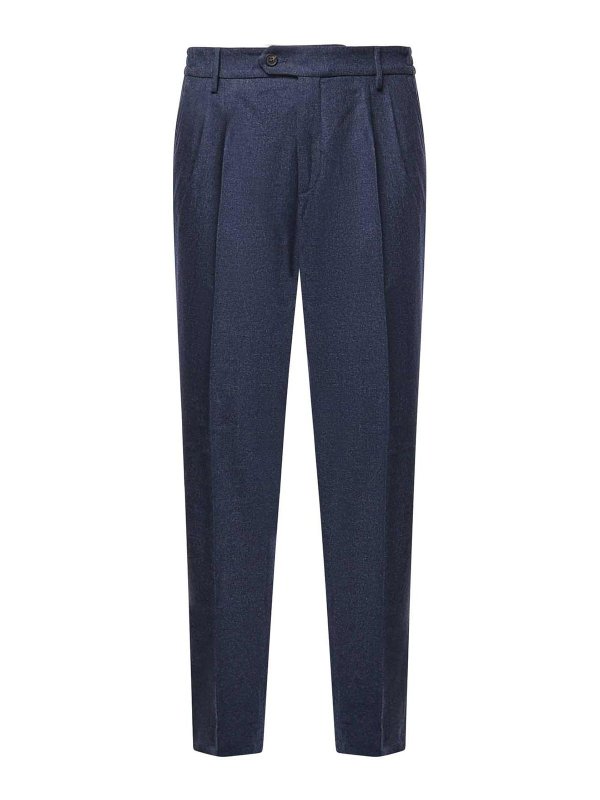 ELEVENTY: casual trousers - Wool Blend Pants