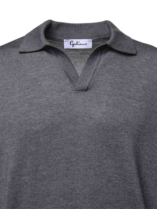 The Best Shops GIULIANO GALIANO: ポロシャツ - ポロシャツ - グレー