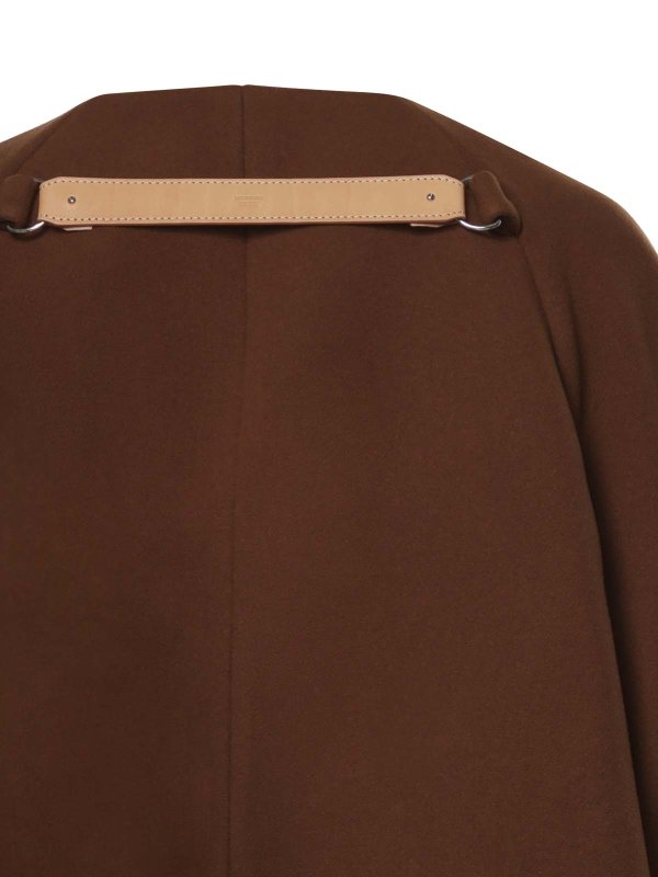 The Best Shops HED MAYNER: knee length coats - Square-Cut Coat Without A Collar