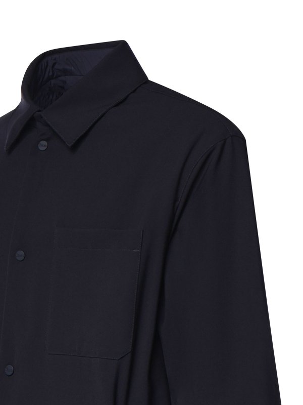 Stretch Wool-Blend Overshirt shop online: HERNO