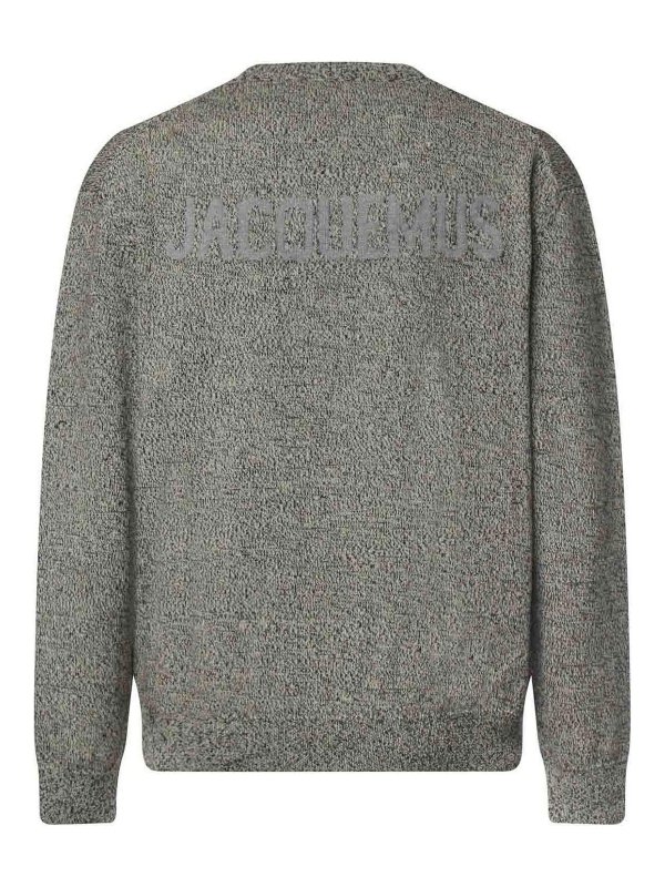 JACQUEMUS: Pull col rond online - Pull Col Rond - Multicolore