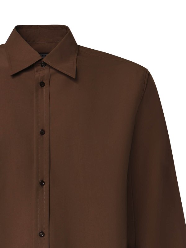 The Best Shops JIL SANDER: シャツ - シャツ - ブラウン
