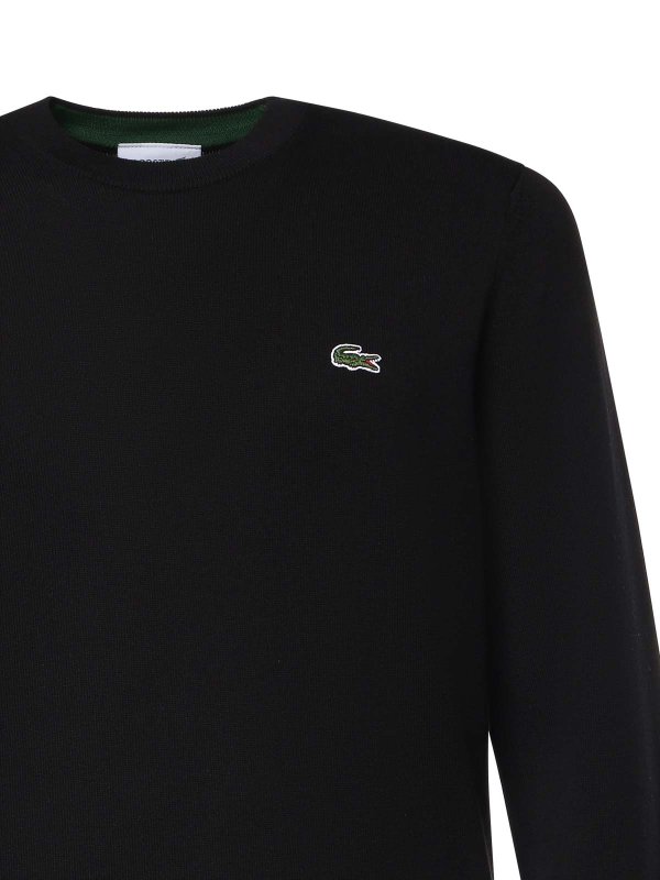 The Best Shops LACOSTE: クルーネック - クルーネック - 黒