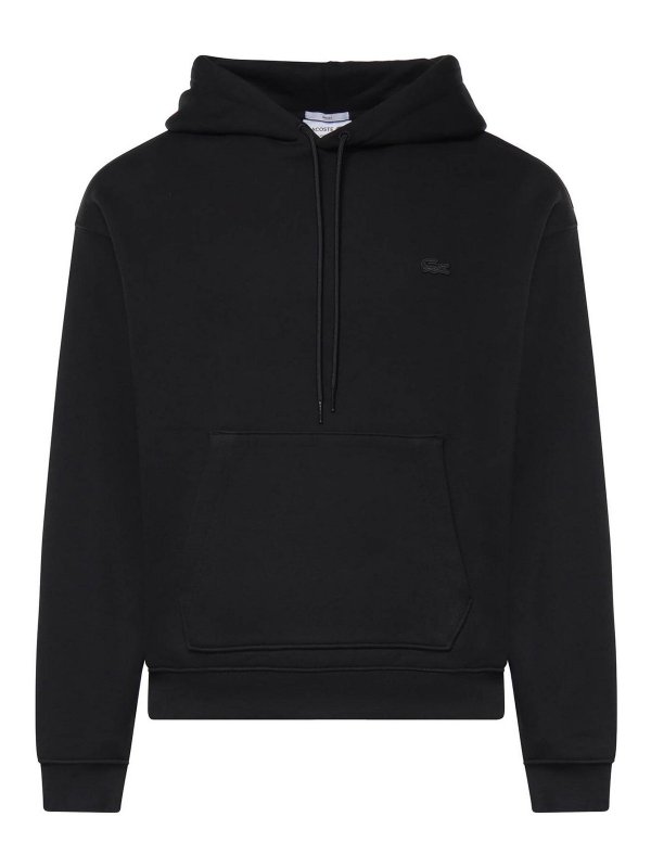 LACOSTE: スウェット＆セーター - スウェットシャツ/セーター - 黒